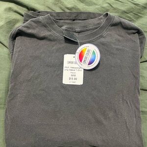 Comfort Colors Charcoal Long Sleeve Tee